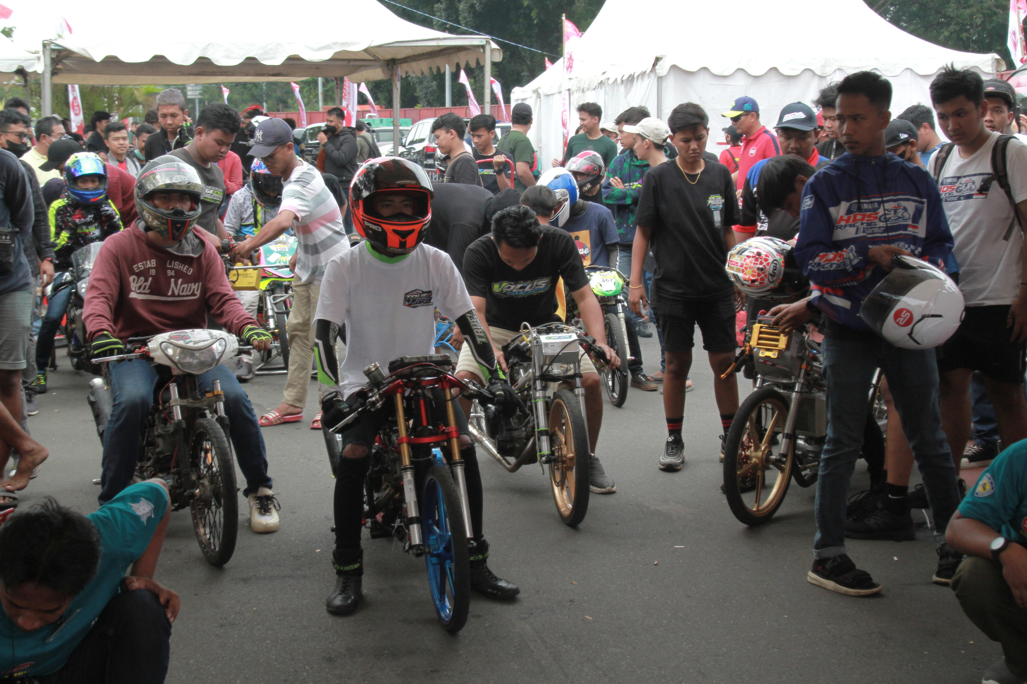 Kapolda Irjen Pol Fadil Imran buka street race kemayoran (Ashar/SinPo.id)