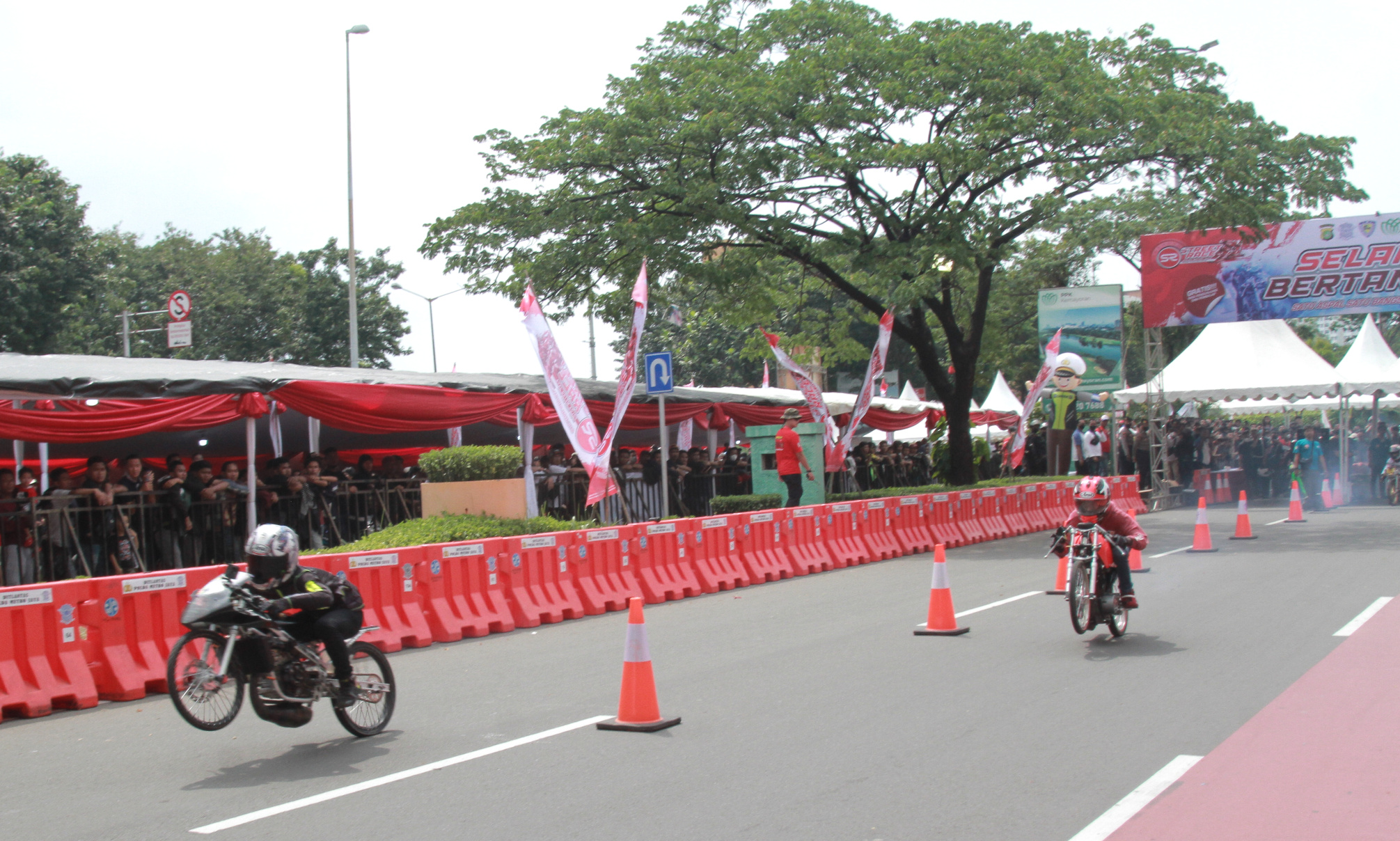 Kapolda Irjen Pol Fadil Imran buka street race kemayoran (Ashar/SinPo.id)