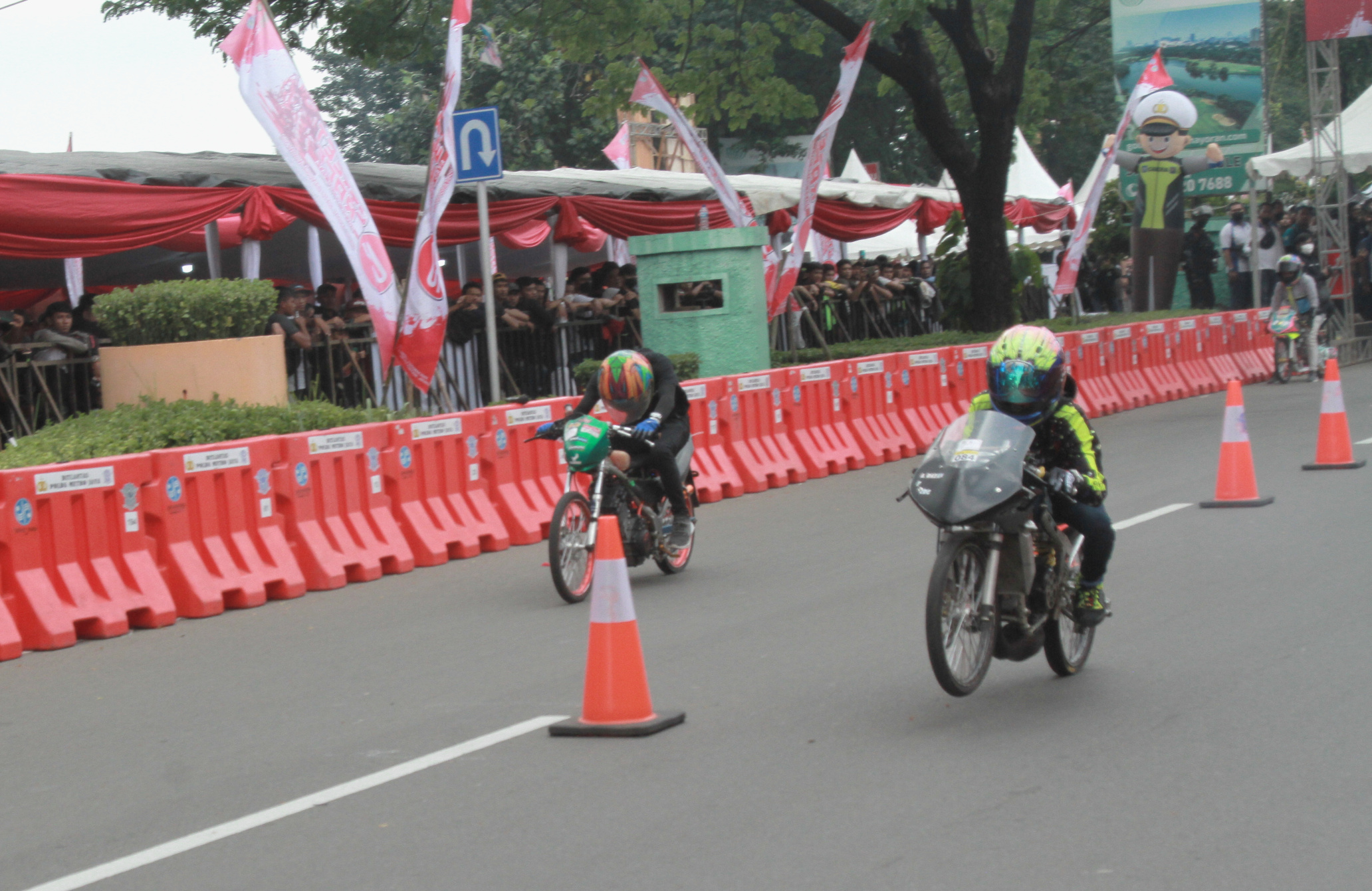 Kapolda Irjen Pol Fadil Imran buka street race kemayoran (Ashar/SinPo.id)