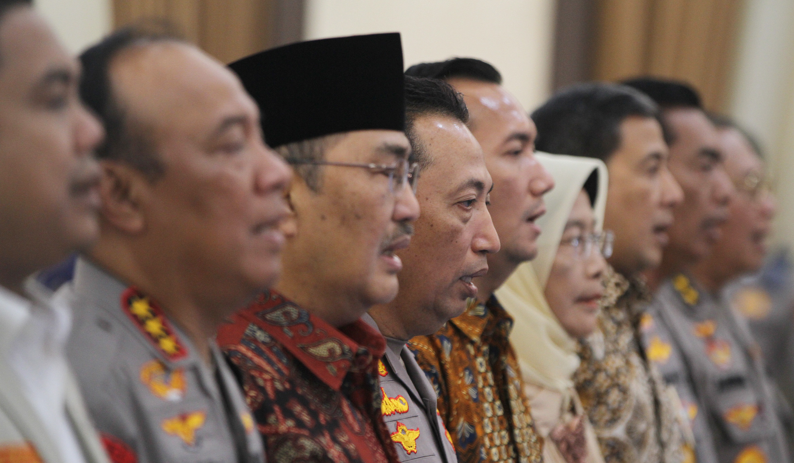 Refleksi akhir tahun 2025 Polri. (Agus Priatna/SinPo.id)