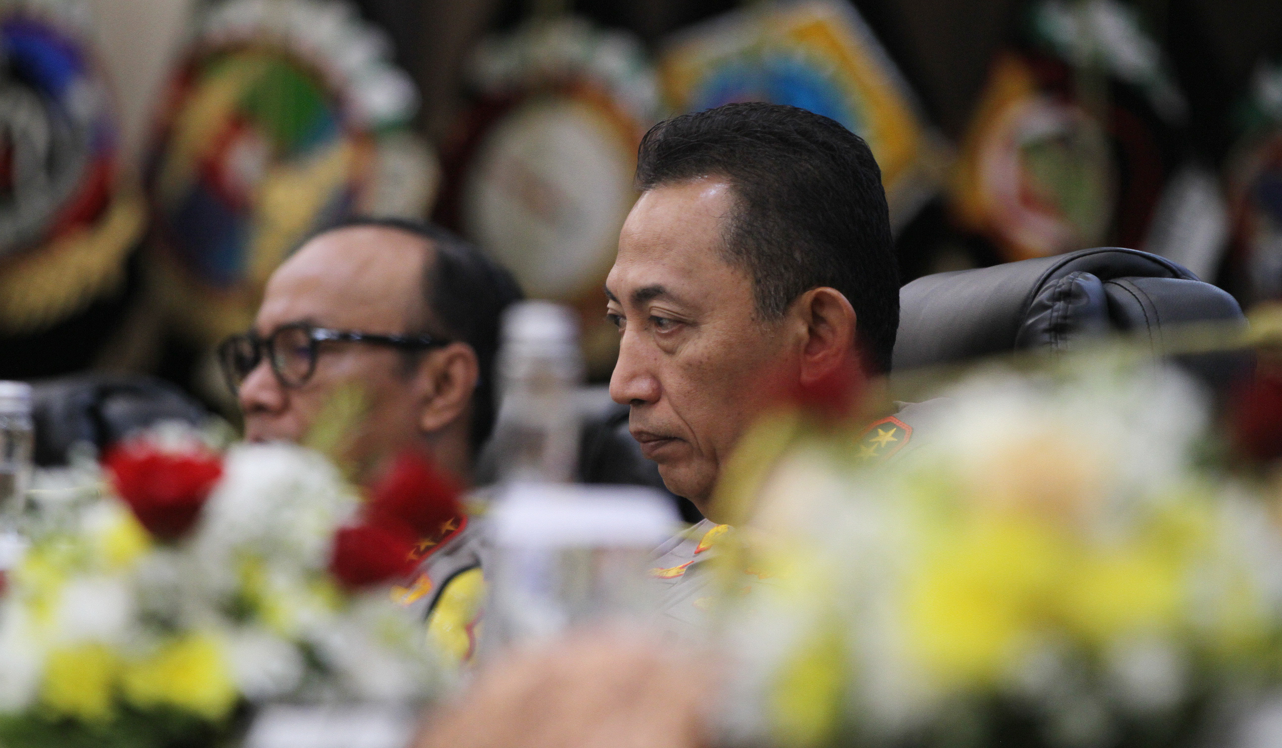 Refleksi akhir tahun 2025 Polri. (Agus Priatna/SinPo.id)