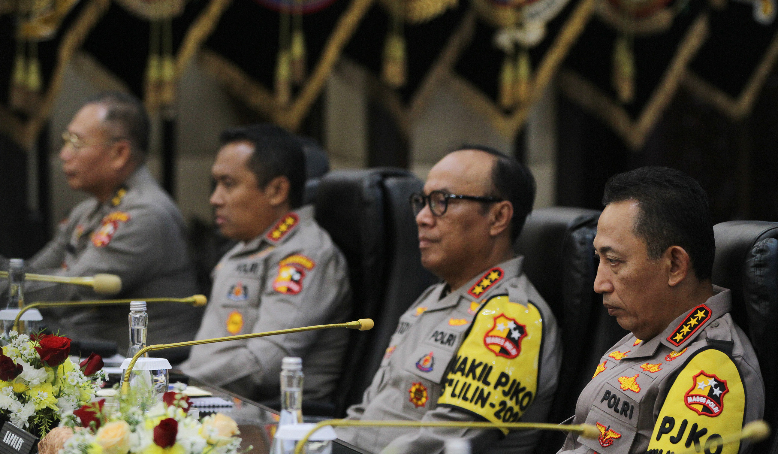 Refleksi akhir tahun 2025 Polri. (Agus Priatna/SinPo.id)