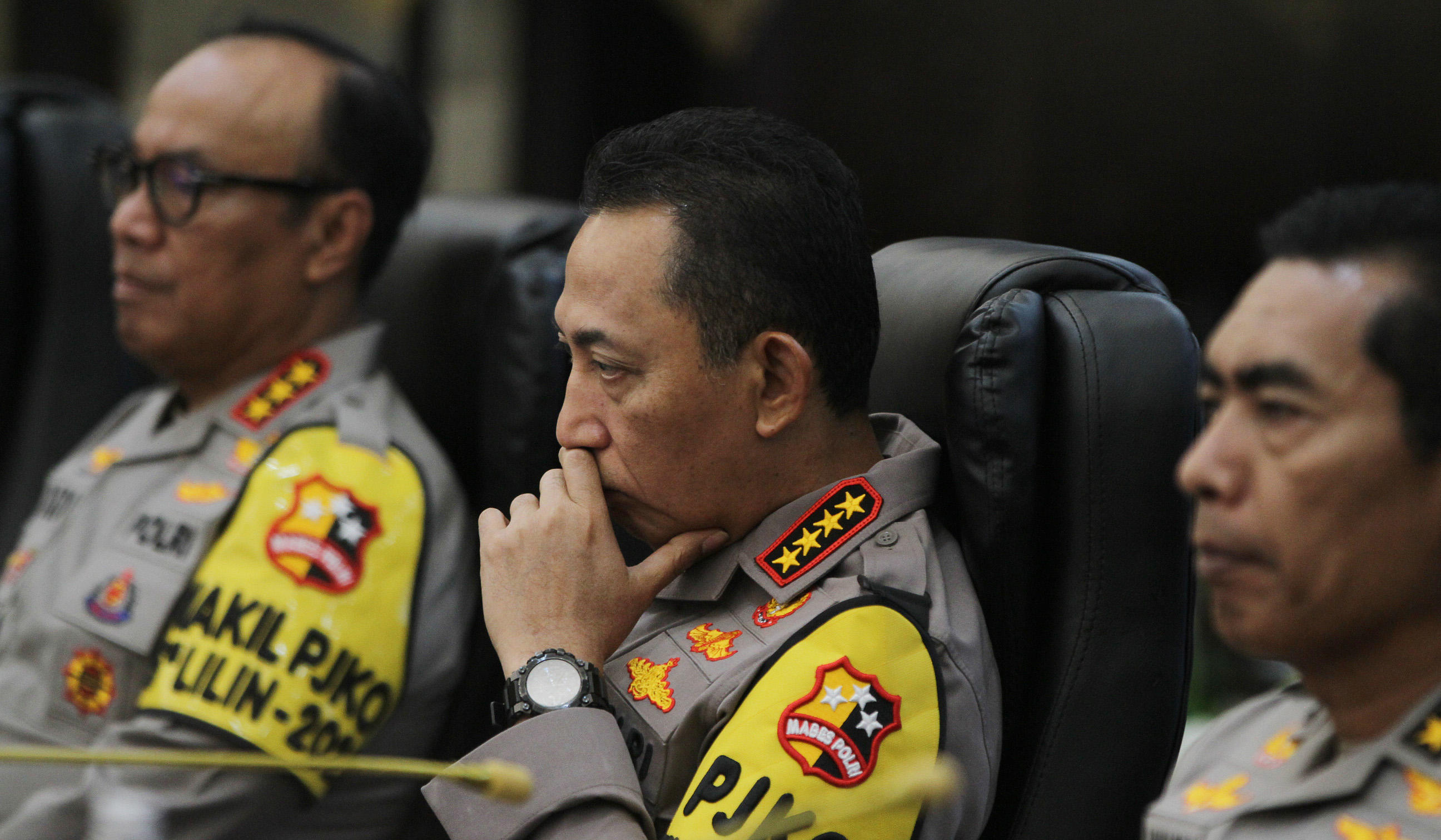 Refleksi akhir tahun 2025 Polri. (Agus Priatna/SinPo.id)