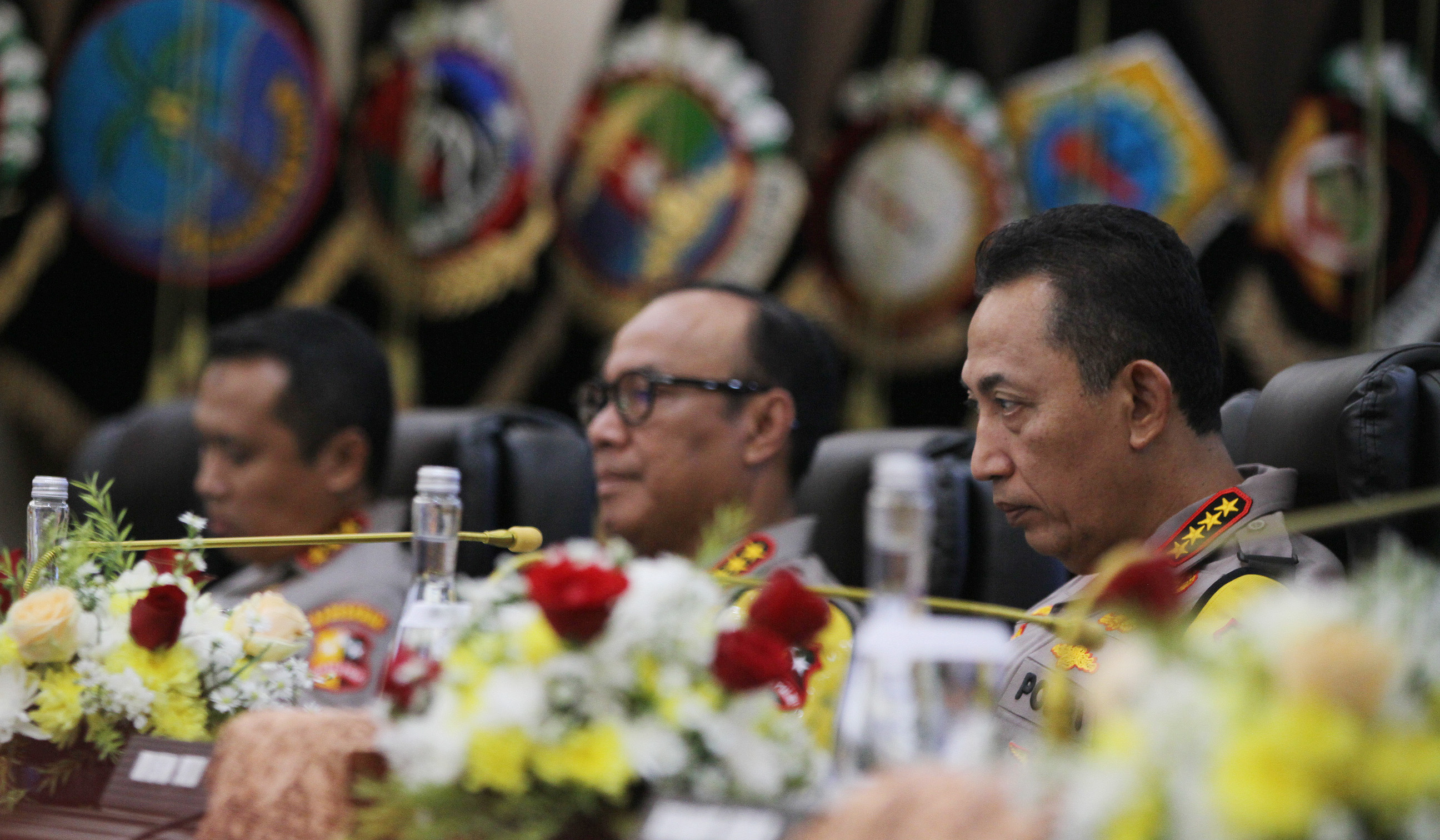 Refleksi akhir tahun 2025 Polri. (Agus Priatna/SinPo.id)