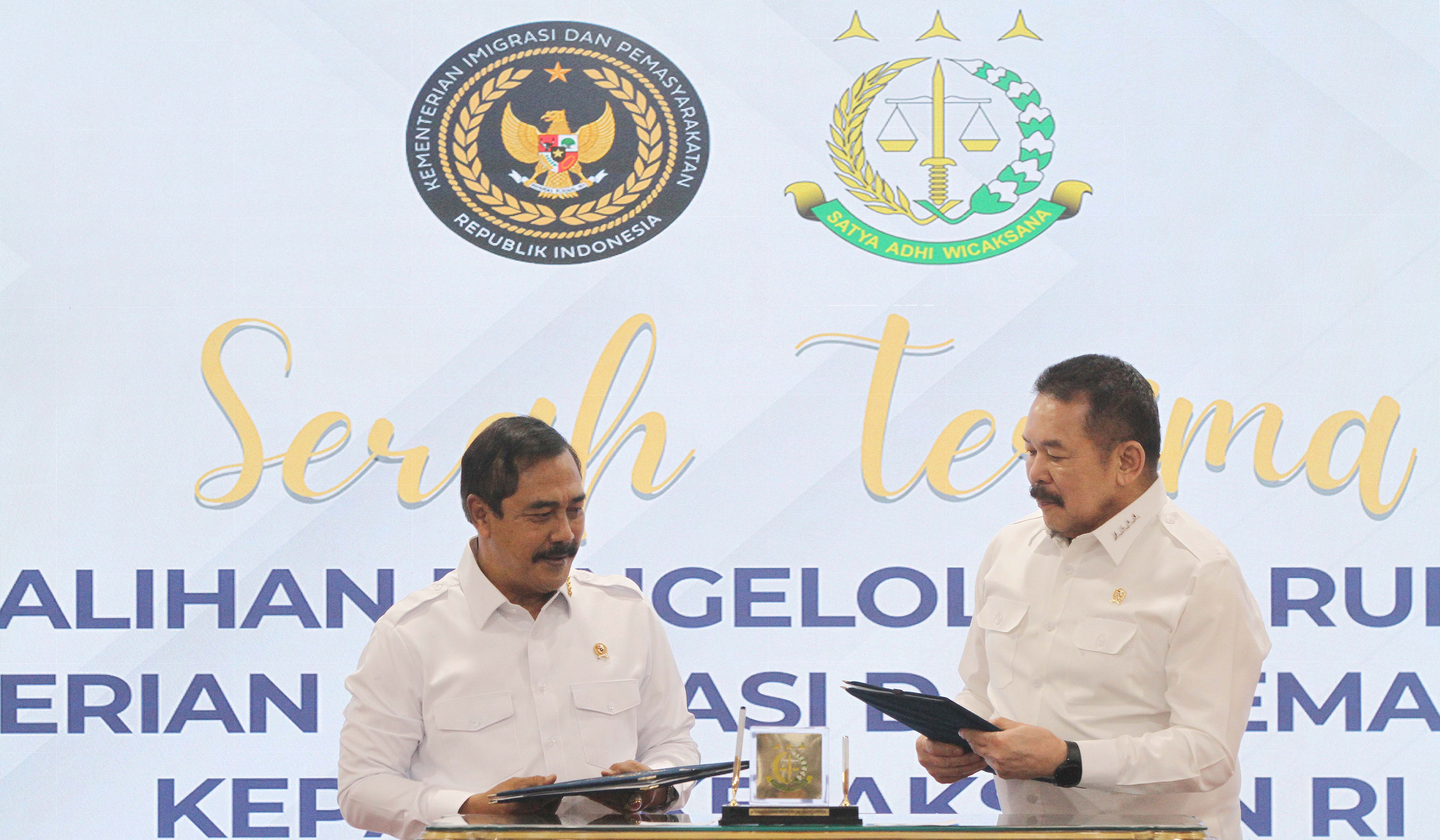 Penyerahan Rupbasan ke Kejaksaan RI Tahap II. (Agus Priatna/SinPo.id)