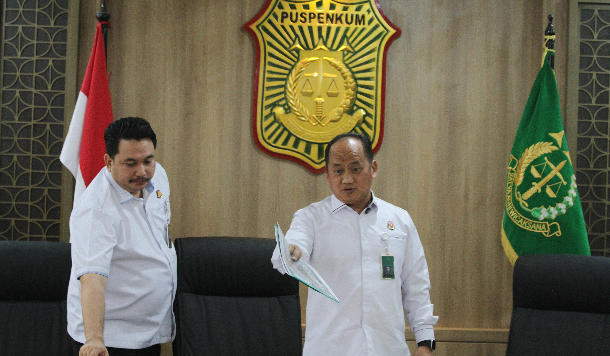 Konferensi pers kinerja Kejagung RI. (Agus Priatna/SinPo.id)