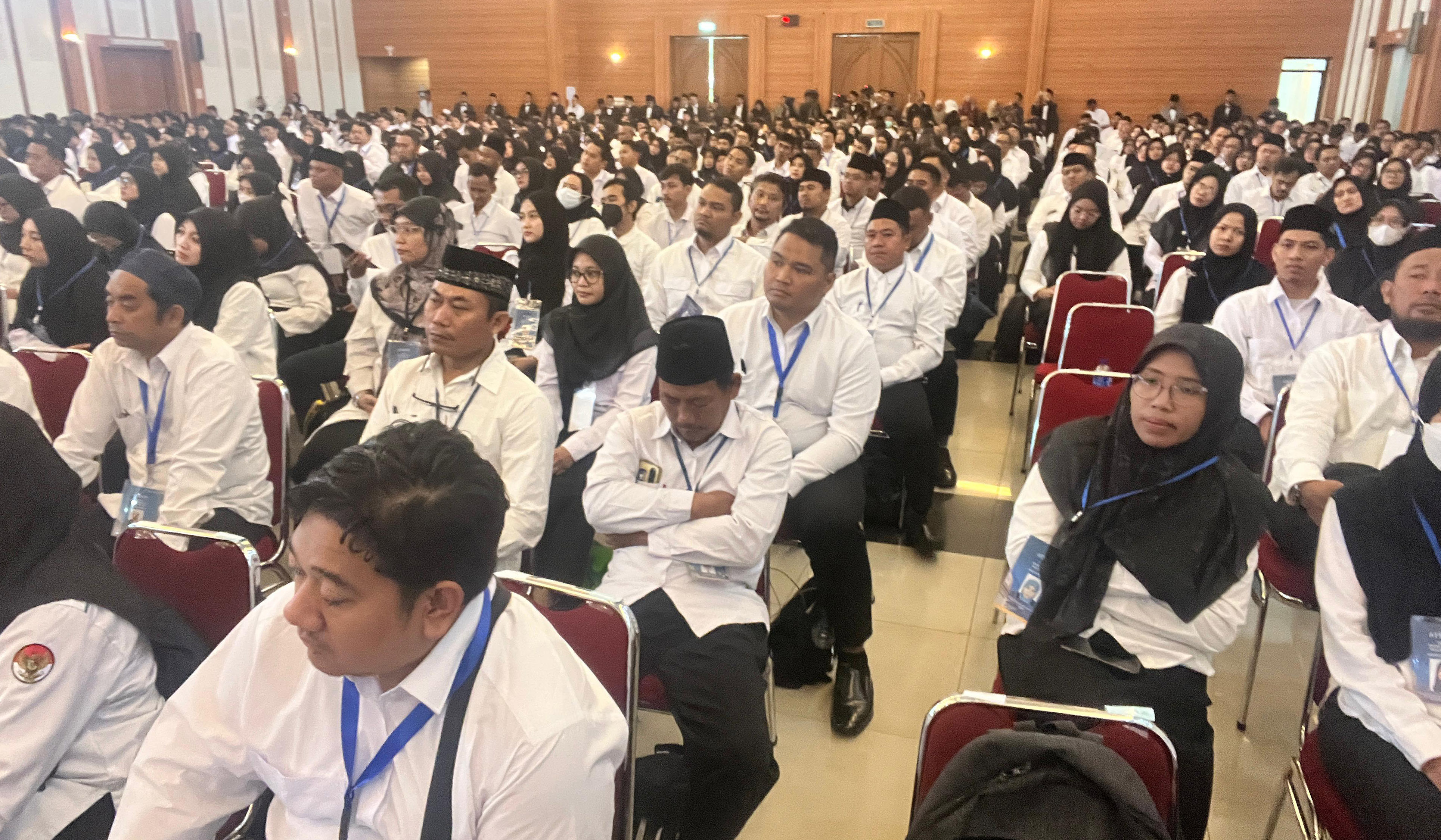 Kemenhaj gelar seleksi petugas haji. (Agus Priatna/SinPo.id)