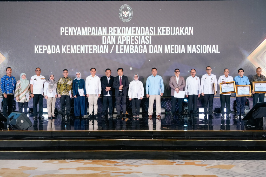 Menko Kumham Imipas Yusril Ihza Mahendra sampaikan Penyampaian 33 Rekomendasi Kebijakan (Ashar/SinPo.id)