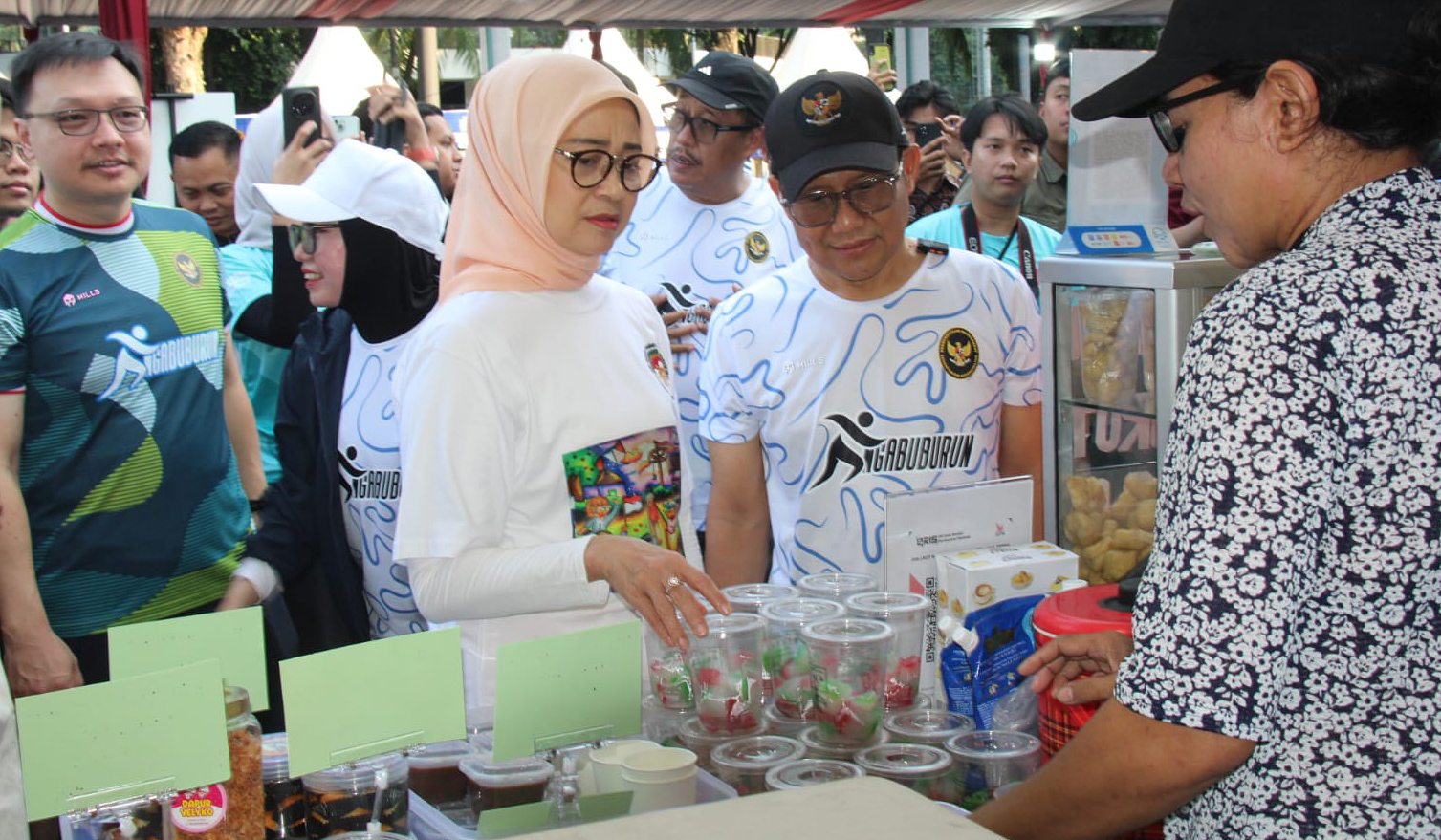 Festival jejak jajanan nusantara di GBK.
