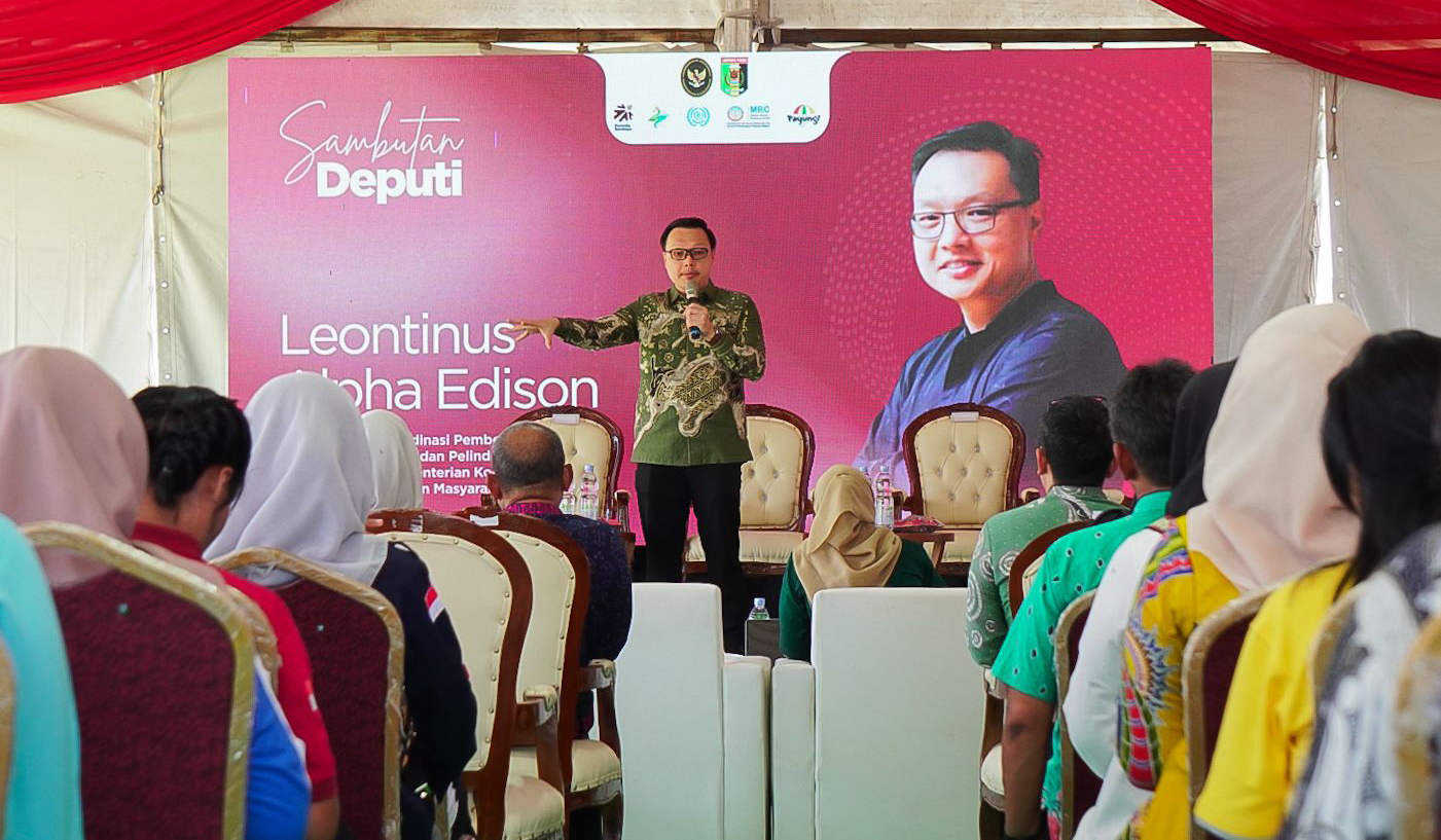 Kemenko PM Perkuat Ekonomi Berbasis Komunitas di Lampung Timur.