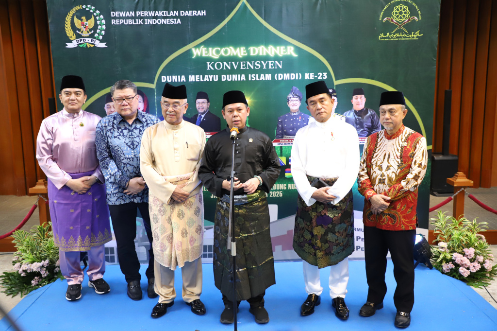 Ketua DPD RI Sultan Bachtiar Najamudin resmi Buka Konvensyen DMDI ke-23 (Ashar/SinPo.id)