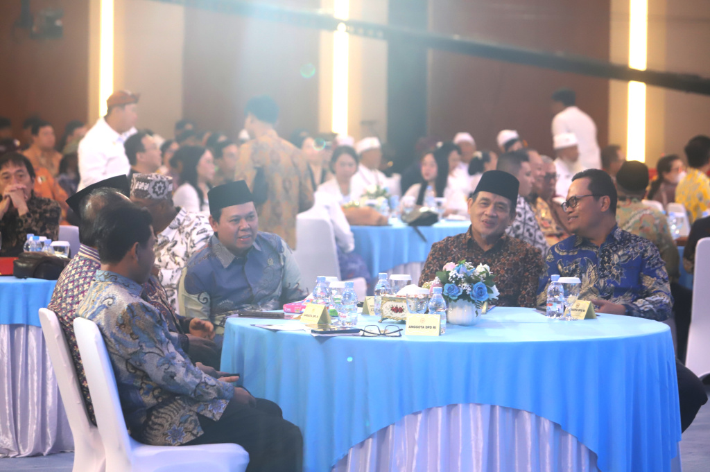 Ketua DPD RI Sultan Bachtiar Najamuddim menghadiri peringatan World Interfaith Harmony Week 2026 (Ashar/SinPo.id)