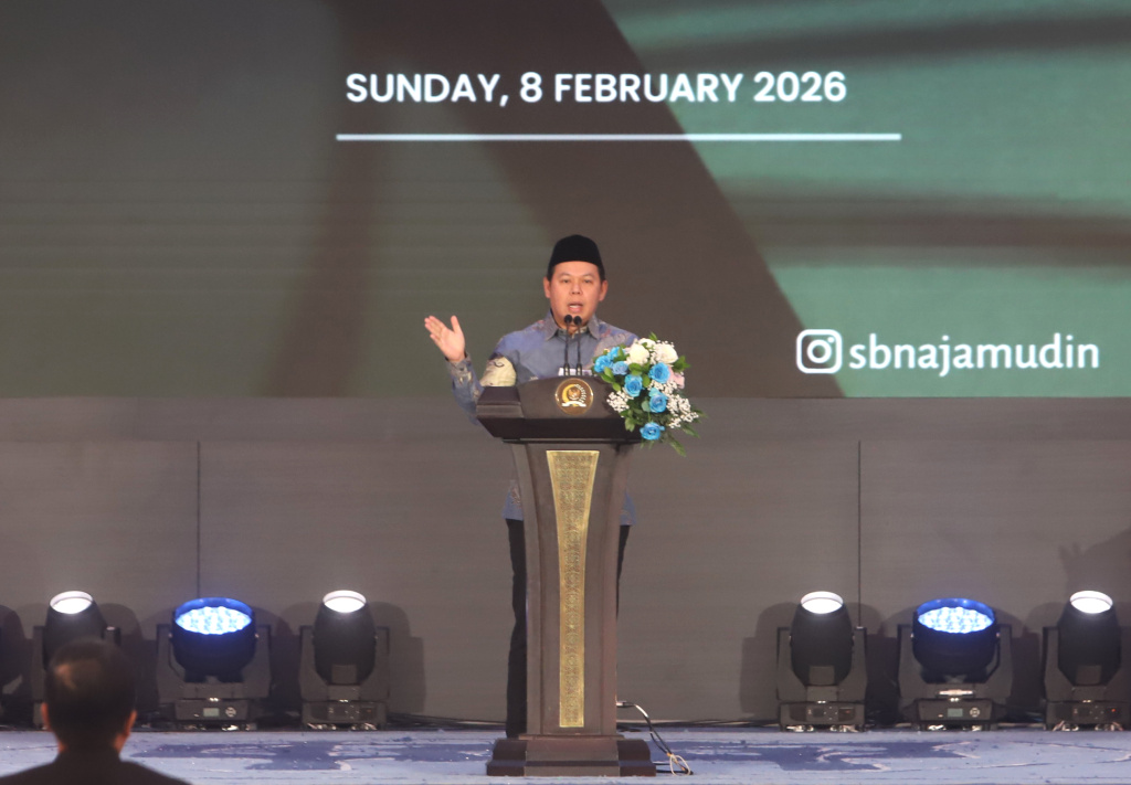 Ketua DPD RI Sultan Bachtiar Najamuddim menghadiri peringatan World Interfaith Harmony Week 2026 (Ashar/SinPo.id)