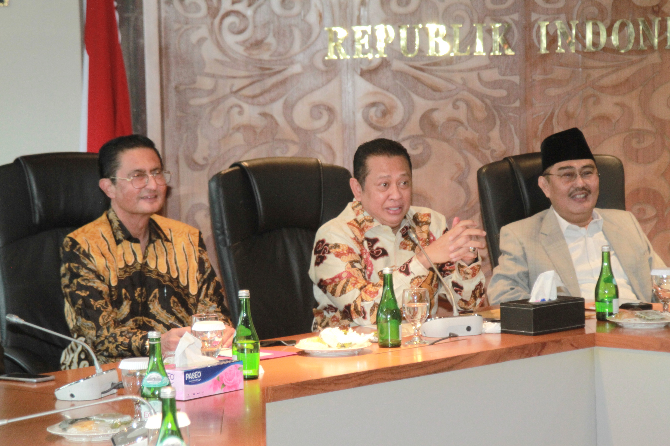 Ketua MPR RI Bambang Soesatyo Sepakat bentuk Forum Aspirasi (Ashar/SinPo.id)