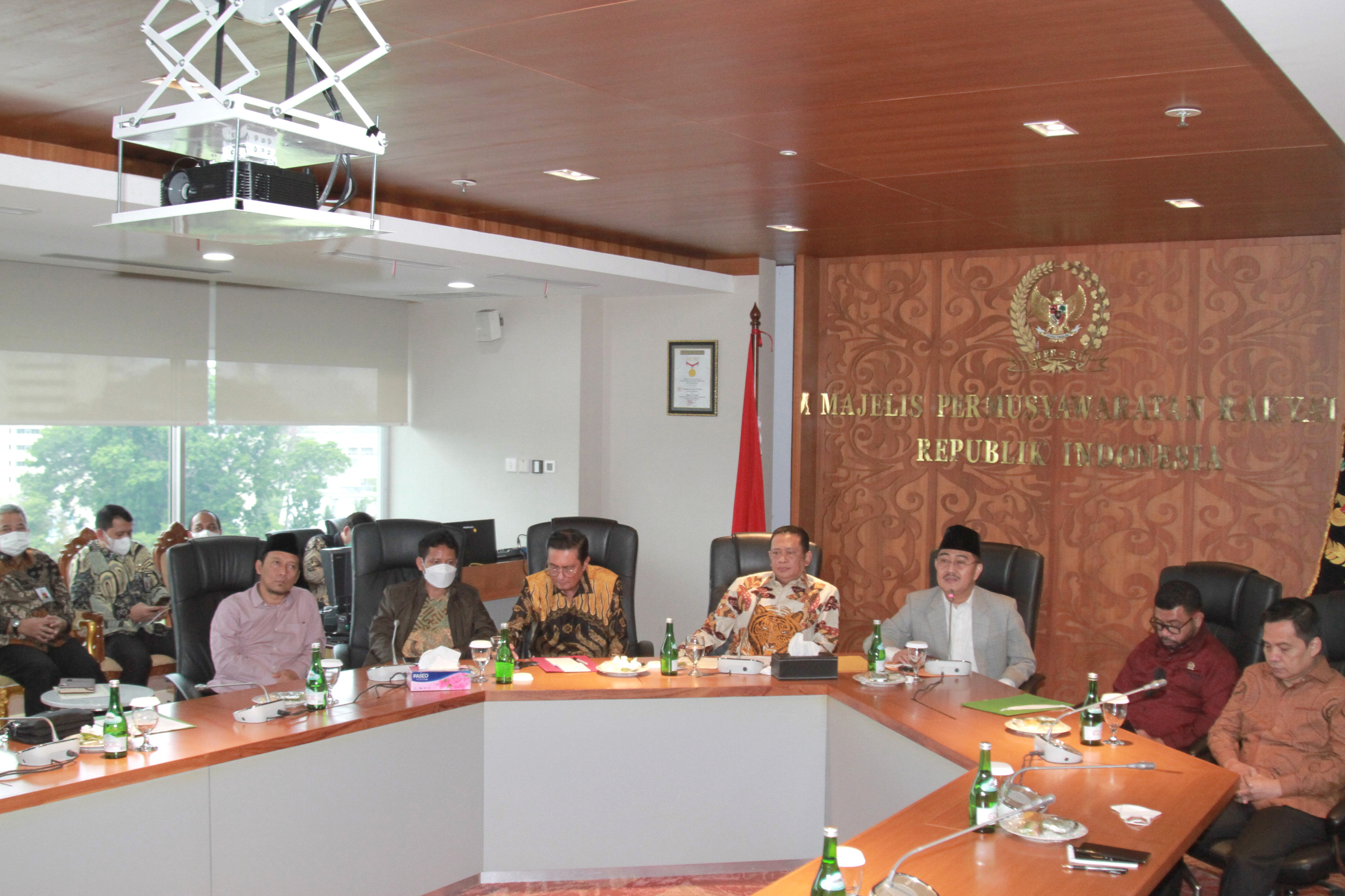 Ketua MPR RI Bambang Soesatyo Sepakat bentuk Forum Aspirasi (Ashar/SinPo.id)