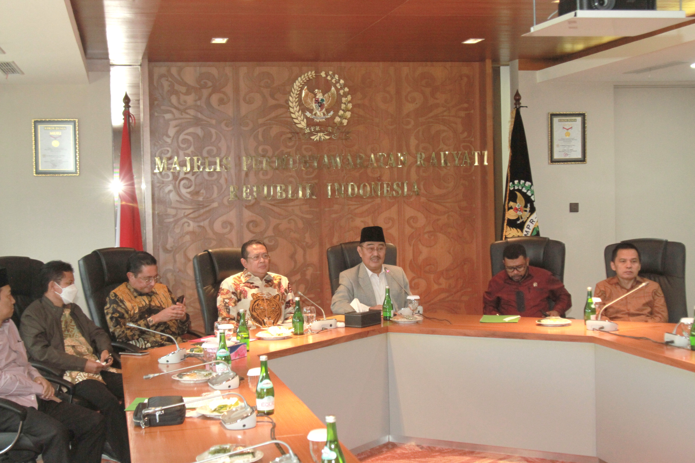 Ketua MPR RI Bambang Soesatyo Sepakat bentuk Forum Aspirasi (Ashar/SinPo.id)