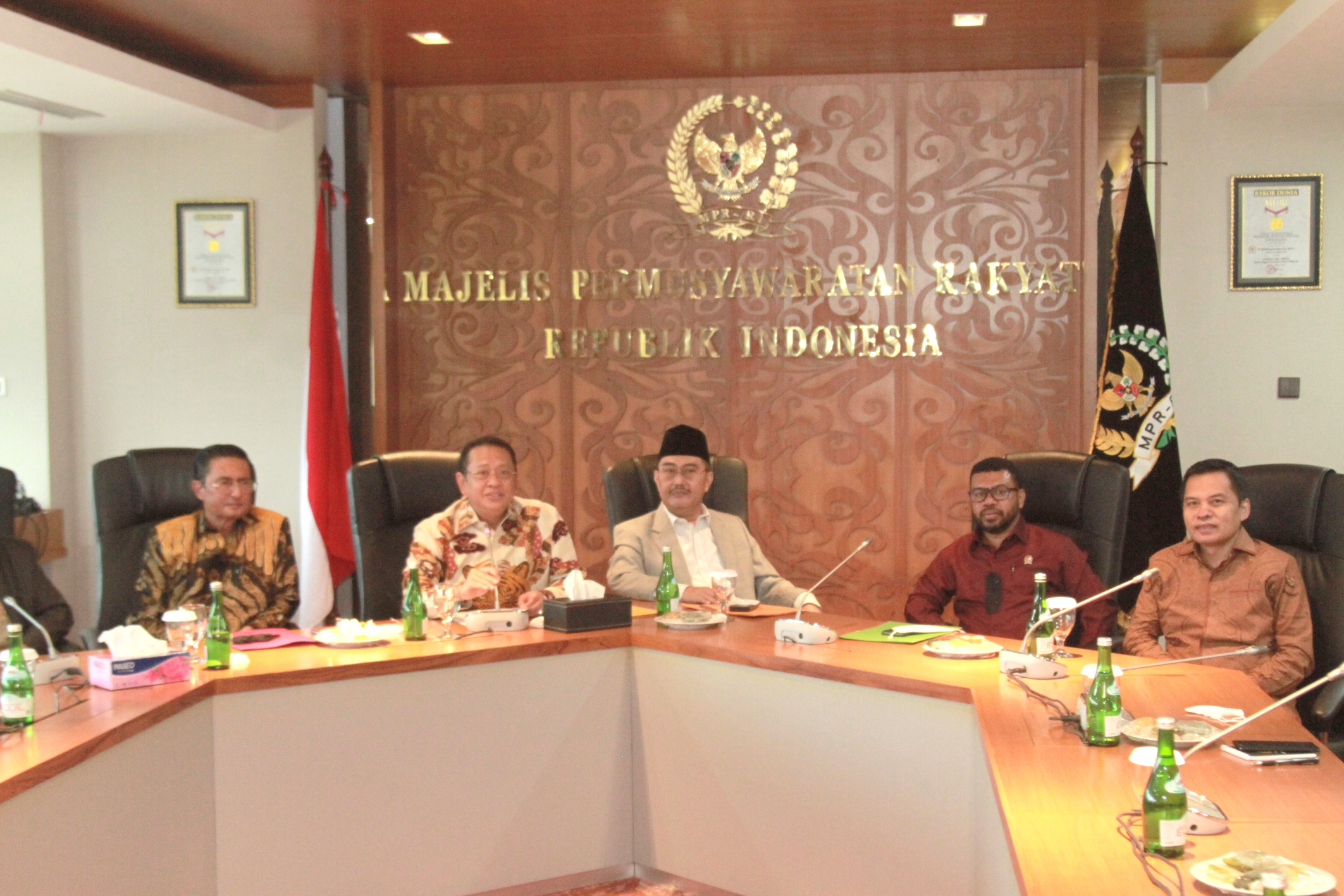 Ketua MPR RI Bambang Soesatyo Sepakat bentuk Forum Aspirasi (Ashar/SinPo.id)