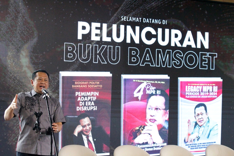 Ketua MPR RI Bamsoet luncurkan Buku Inspirasional (Ashar/SinPo.id)