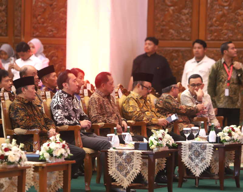 Ketua MPR RI Ahmad Muzani Hadiri Peringatan Hari Konstitusi (Ashar/SinPo.id)