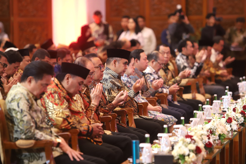 Ketua MPR RI Ahmad Muzani Hadiri Peringatan Hari Konstitusi (Ashar/SinPo.id)