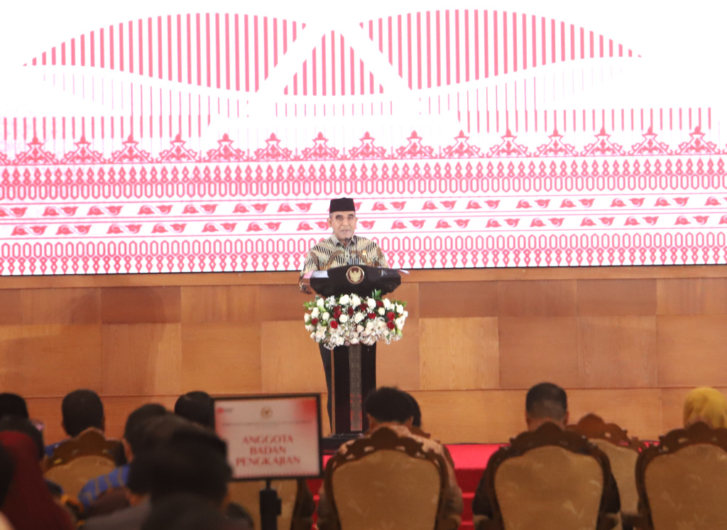 Ketua MPR RI Ahmad Muzani Hadiri Peringatan Hari Konstitusi (Ashar/SinPo.id)