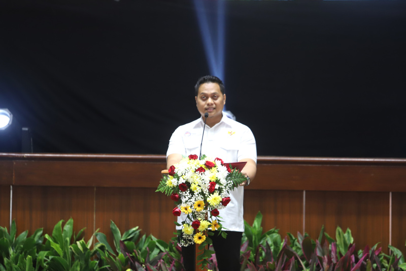 Ketua MPR RI Bambang Soesatyo Buka Turnamen Robotik Indonesia Piala Ketua MPR RI di Gor Pedepokan Pencak Silat TMII (Ashar/SinPo.id)