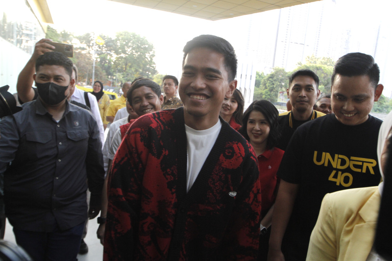 ketua Umum PSI Kaesang Pangarep sambangi Kantor DPP Golkar untuk silahturahmi politik jelang Pilpres 2024 (Ashar/Sinpo.id)