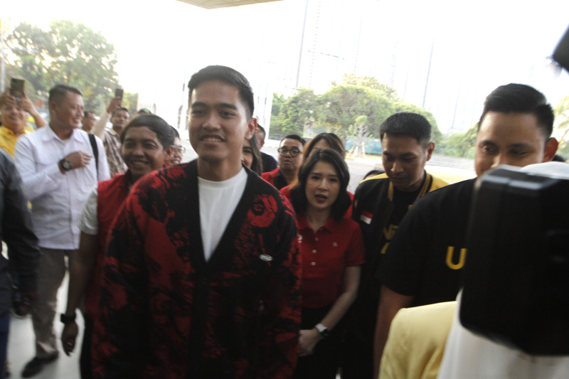 ketua Umum PSI Kaesang Pangarep sambangi Kantor DPP Golkar untuk silahturahmi politik jelang Pilpres 2024 (Ashar/Sinpo.id)