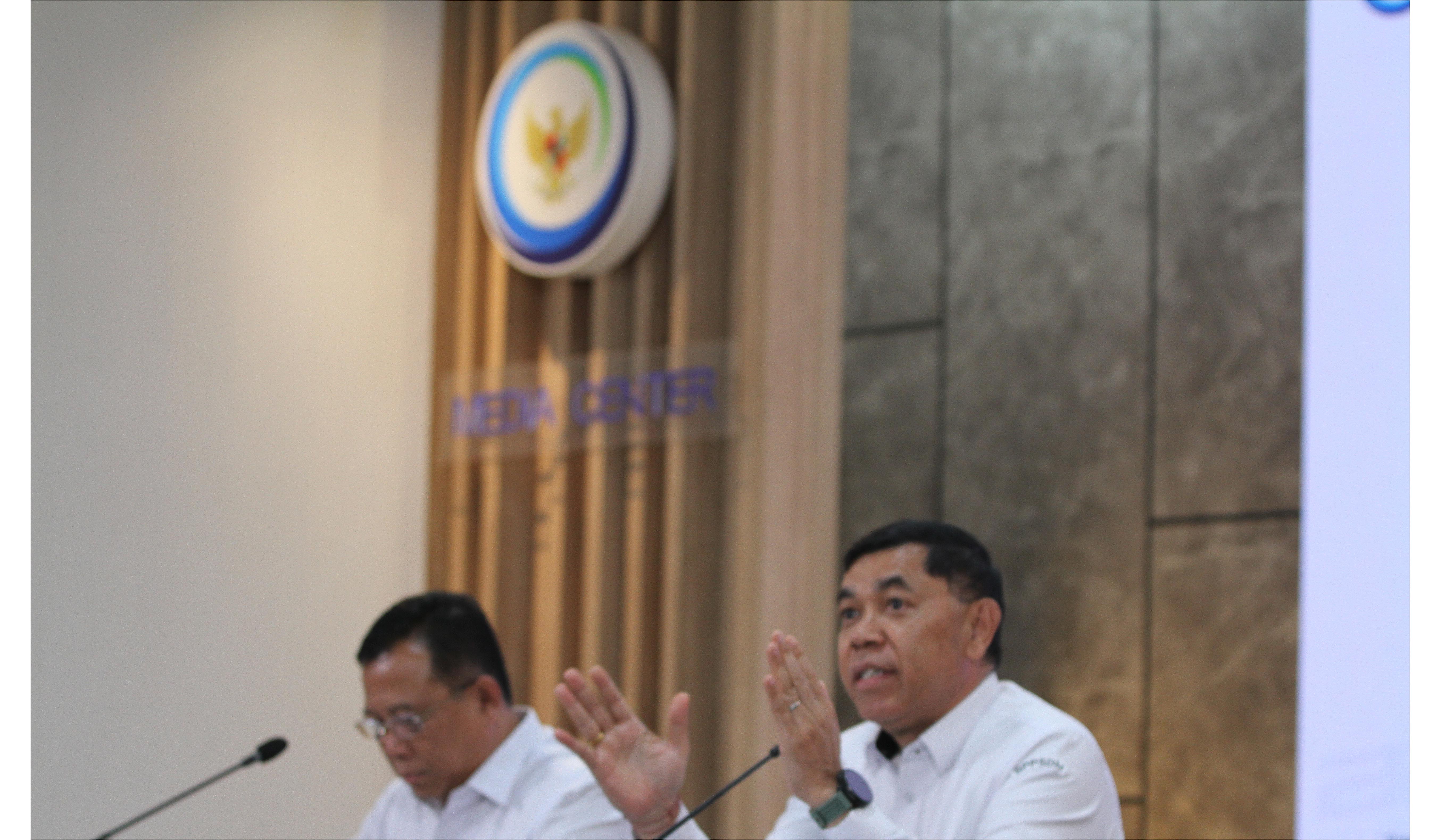 Konferensi pers launching rekrutmen Awak Kapal Perikanan. (Agus Priatna/SinPo.id)