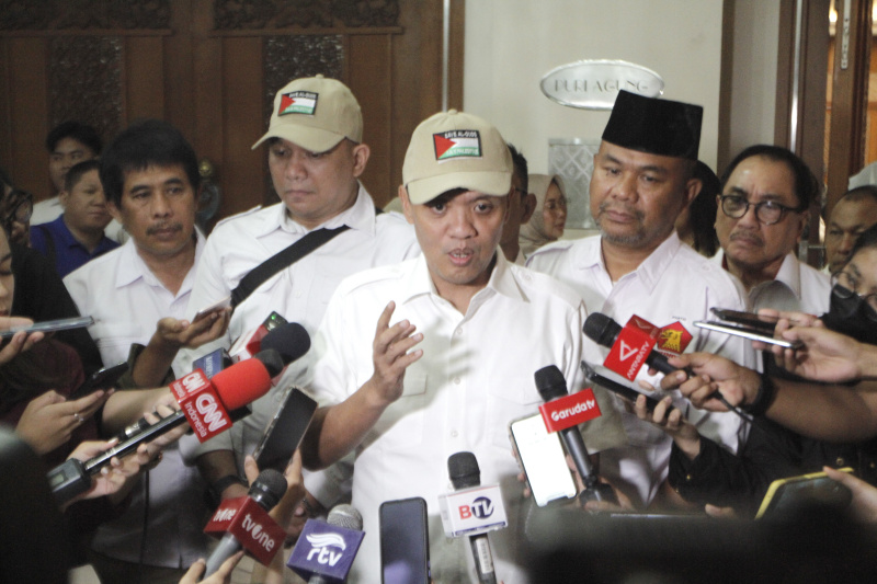 Koalisi Indonesia Maju (KIM) gelar silahturahmi dengan partai-partai pengusung Prabowo-Gibran di Hotel Sahid (Ashar/SinPo.id)