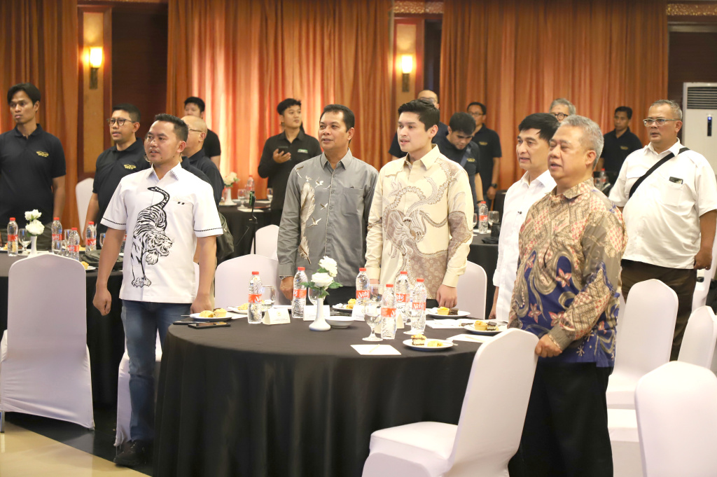 Koordinatoriat Wartawan Parlemen dan DPR bersinergi dengan Wakil Gubernur Banten Achmad Dimyati Natakusumah mengawal Demokrasi (Ashar/SinPo.id)