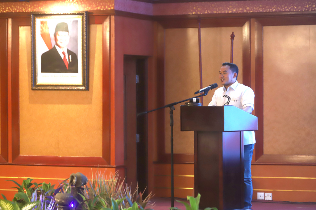 Koordinatoriat Wartawan Parlemen dan DPR bersinergi dengan Wakil Gubernur Banten Achmad Dimyati Natakusumah mengawal Demokrasi (Ashar/SinPo.id)