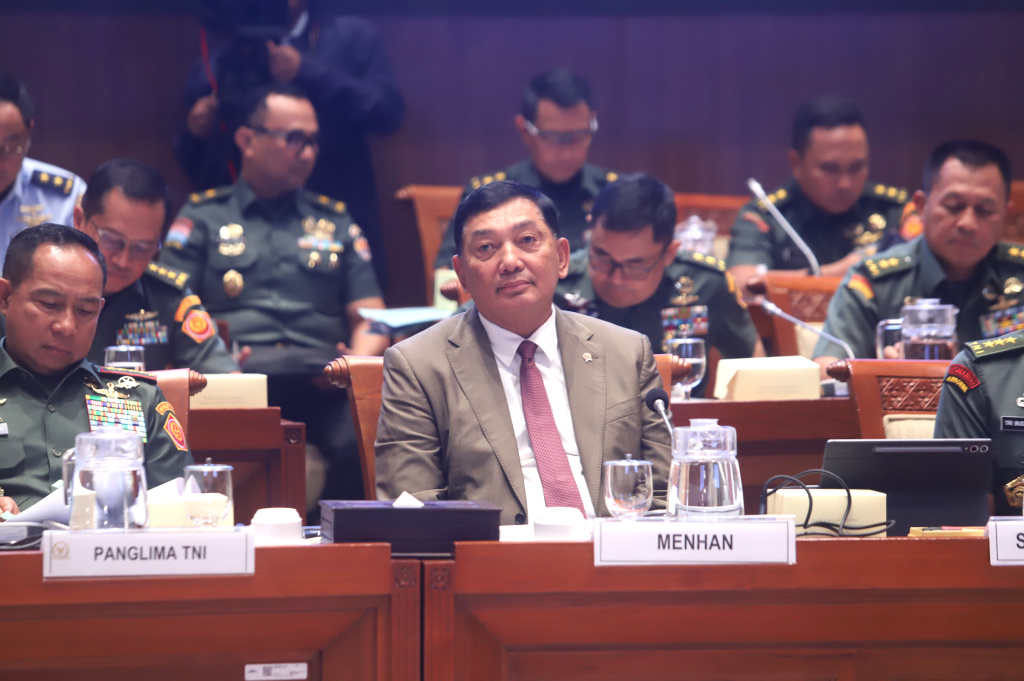Komisi I DPR menggelar Raker tertutup dengan Menhan Sjafrie Sjamsoeddin membahas stabilitas Papua dan Pembentukan KODAM Baru (Ashar/Sinpo.id)