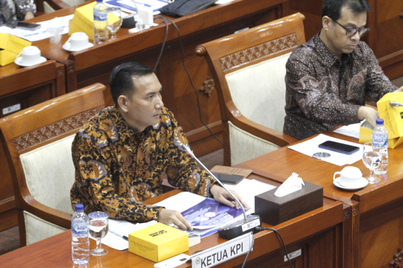 Komisi I DPR gelar raker dengan Menkominfo Budi Arie Setiadi membahas RKA Anggaran 2024 (Ashar/SinPo.id)