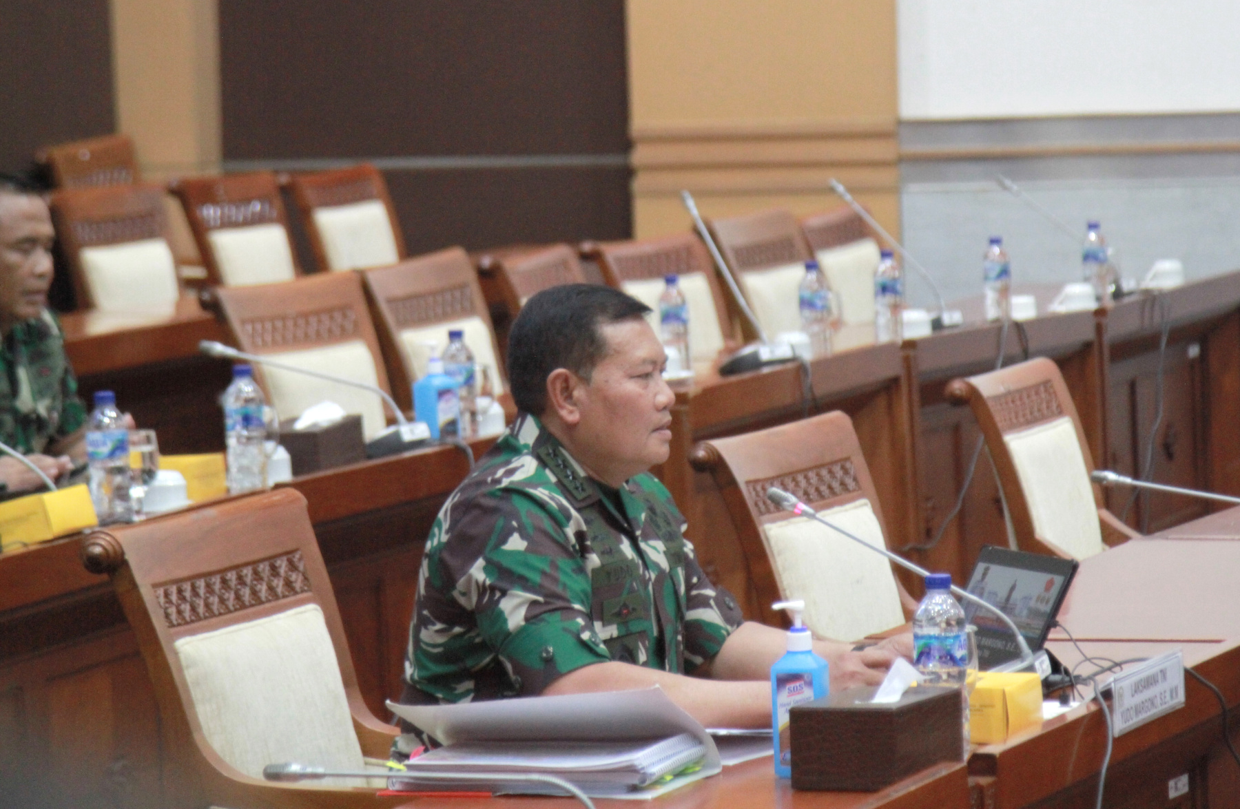 Komisi I DPR RI gelar RDPU Fit and Proper Test Panglima TNI Laksamana Yudo Margono (Ashar/SinPo.id)