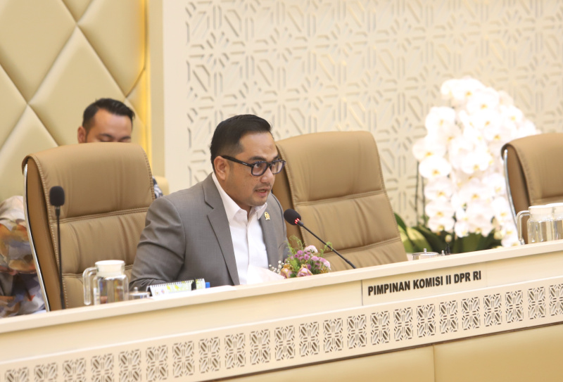 Ketua Komisi II DPR RI, Rifqinizamy Karsayuda (SinPo.id/ Ashar)