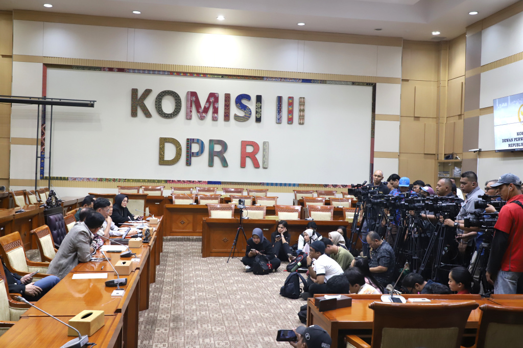 Komisi III sepakat membentuk Panitia Kerja (Panja) untuk kasus penyiraman aktivis Kontras Andrie Yunus (Ashar/SinPo.id)