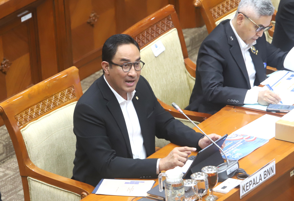 Komisi III DPR menggelar raker dengan BNN membahas rencana kerja 2026 (Ashar/SinPo.id)