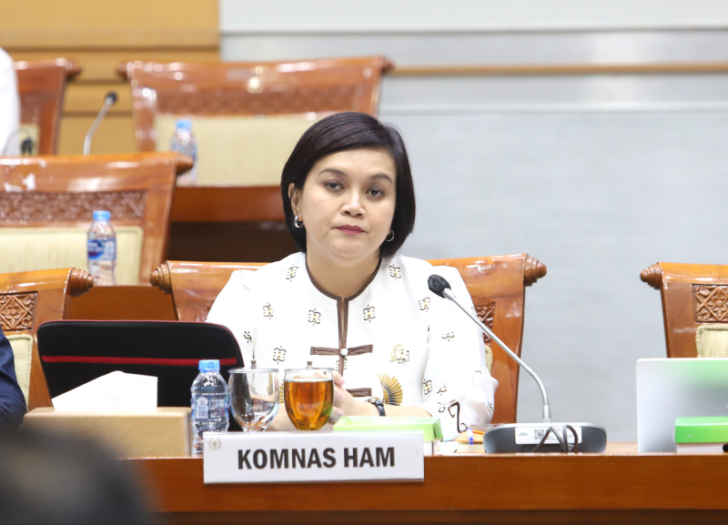 Komisi III DPR gelar raker dengan Komnas HAM membahas evaluasi kinerja Komnas HAM selama 2023-2024 (Ashar/SinPo.id)