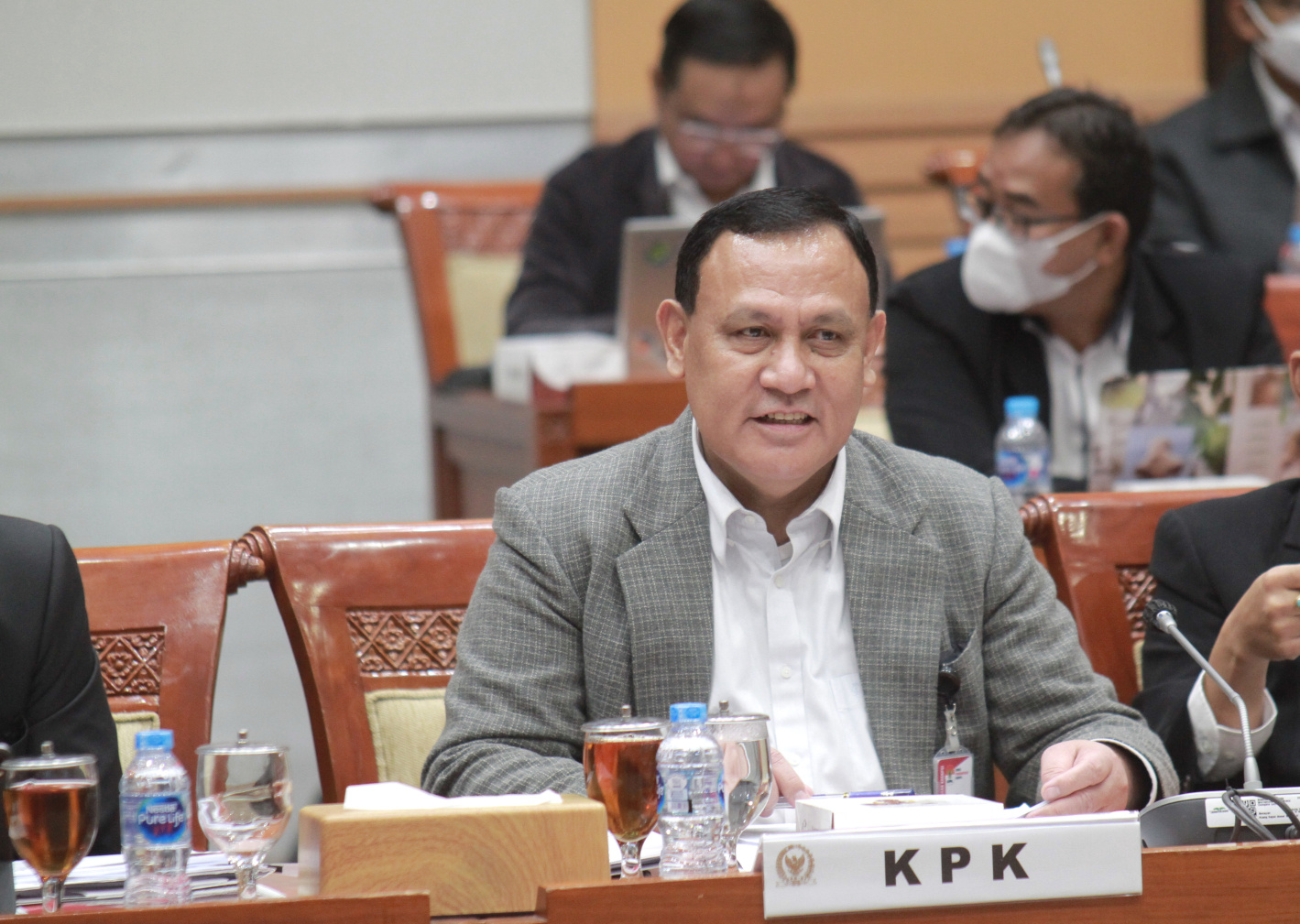 Komisi III gelar raker dengan Ketua KPK Firli Bahuri membahas Program Kerja 2023 (Ashar/SinPo.id)