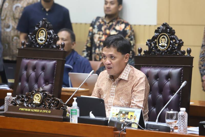 Komisi III DPR gelar RDP dengan Dir PPA Mabes Polri dan Kejati NTT, Kabid Propam Polda NTT dan Dirkrimum Polda NTT membahas terkait kasus dugaan pelecehan mantan Kapolres Ndaga (Ashar/SinPo.id)