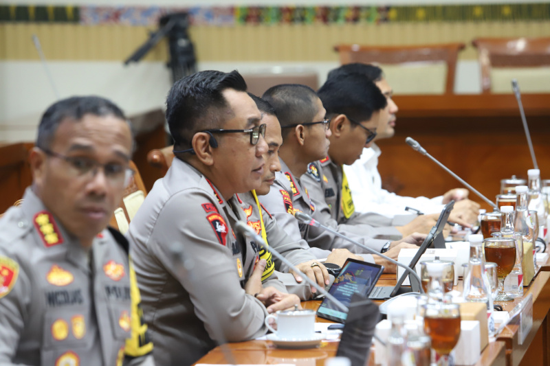 Komisi III gelar RDP dengan Kapolda Kalteng dan Polres Metro Jaktim terkait kasus pembunuhan di Katingan, Kalteng dan Penganiayaan terhadap karyawan tokoh roti yang dilakukan oleh anak bos roti (Ashar/SinPo.id)