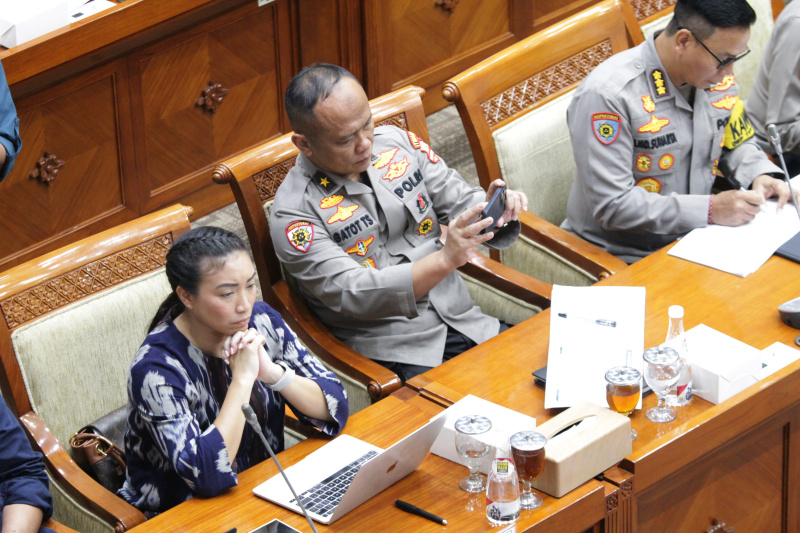 Komisi III DPR RDP bahas pelanggaran etik Ipda Rudy Soik dan Kematian tahanan Polresta Palu (Ashar/SinPo.id)