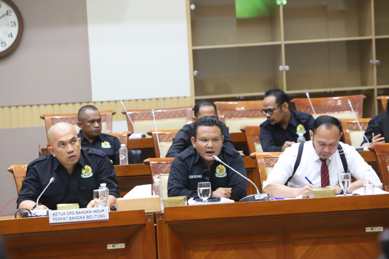 Ketua Komisi III DPR Habiburokhman memimpin RDPU membahas PHK sepihak yang dilakukan oleh PT Freeport Indonesia (Ashar/SinPo.id)