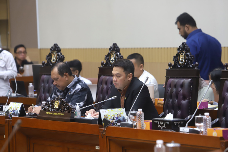 Komisi III gelar dengan Ketua BNN Marthinus Hukom membahas pemetaan jaringan peredaran narkoba (Ashar/SinPo.id)