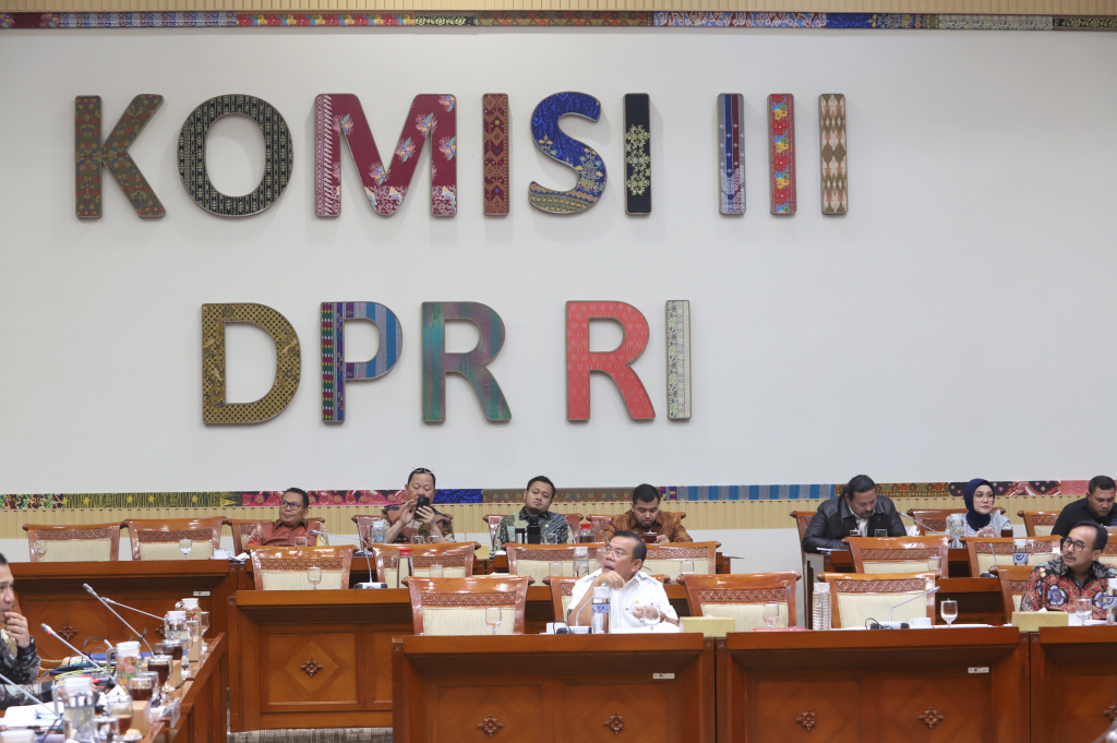 Ilustrasi. Komisi III DPR RI. (Ashar/SinPo.id)