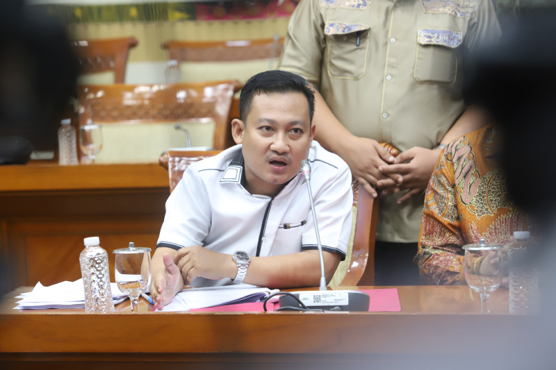 Komisi III DPR gelar RDPU dengan Ditjen Kekayaan Intelektual Kementerian Hukum RI, Bawas MA menbahas Penyanyi Agnez Mo membayar Royalti lagu