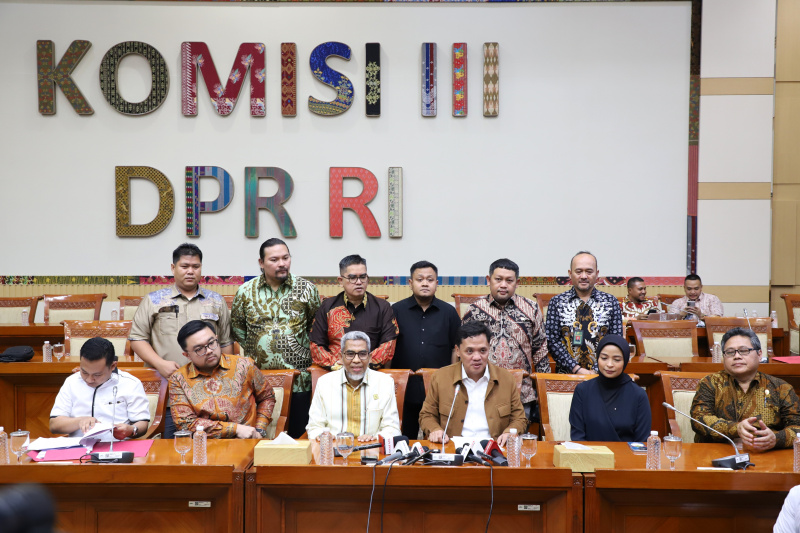 Komisi III DPR gelar RDPU dengan Ditjen Kekayaan Intelektual Kementerian Hukum RI, Bawas MA menbahas Penyanyi Agnez Mo membayar Royalti lagu
