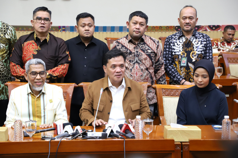 Komisi III DPR gelar RDPU dengan Ditjen Kekayaan Intelektual Kementerian Hukum RI, Bawas MA menbahas Penyanyi Agnez Mo membayar Royalti lagu