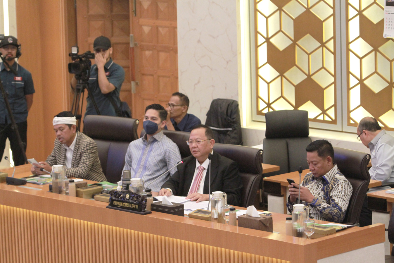 Komisi IV DPR gelar raker dengan Wakil Menteri Pertanian membahas stock pangan menjelang Ramadan (Ashar/SinPo.id)